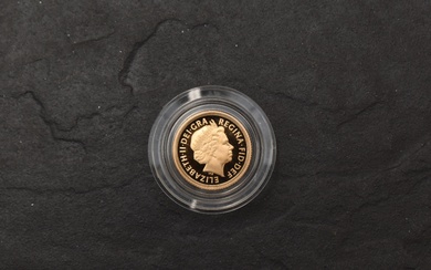 A 1998 Queen Elizabeth Gold Proof Half Sovereign, Old Head, Royal Mint, in case with certificates