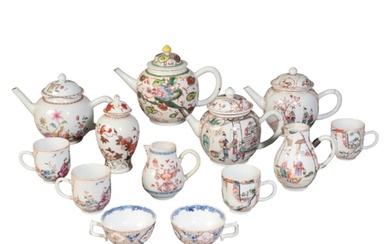 A COLLECTION OF CHINESE EXPORT PORCELAIN Qianlong, includin...