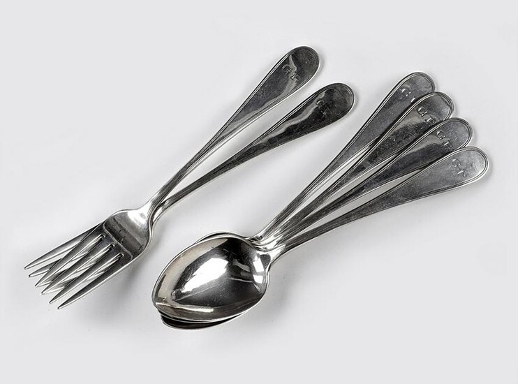 A Collection of Arthur Stone Sterling Slver Utensils.