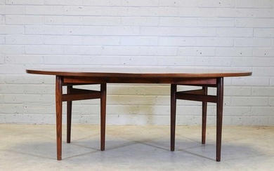 A Danish 'Model 227' extending rosewood dining table