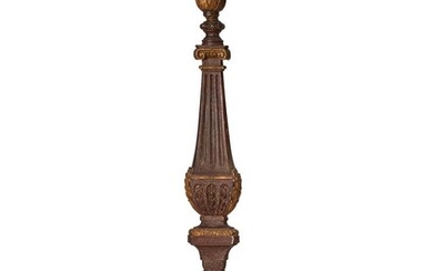 A FLORENTINE STYLE GILTWOOD TORCHERE