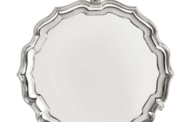 A George V Silver Waiter by Grant and Son, Birmingham, 1934