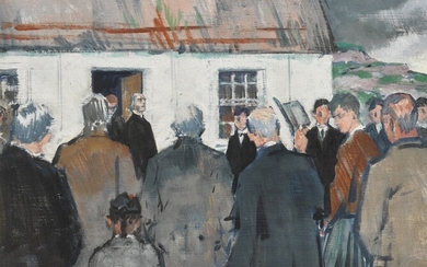 A Highland Funeral, Francis Campbell Boileau Cadell, R.S.A., R.S.W.