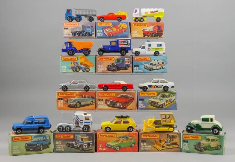A Mixed Collection of Matchbox Diecast Model Vehicles, including...