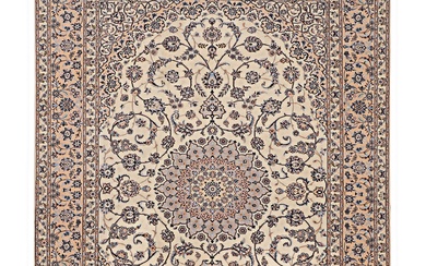 A carpet, Nain, part silk, 6 laa, ca 316 x 210 cm.