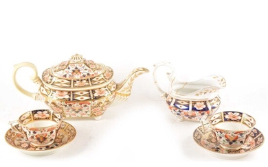 A collection of Royal Crown Derby Imari teaware