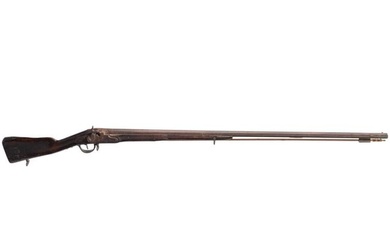 A musket modified for civilian use, probably French, late 18th century