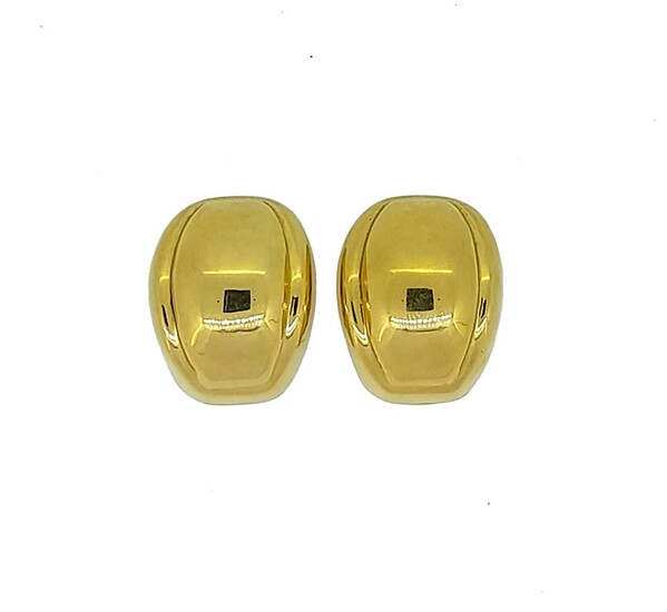 A pair of late 20th century ear clips