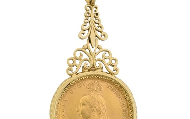 A sovereign pendant