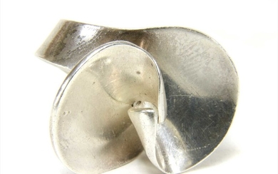 A sterling silver Georg Jensen ring