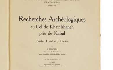 [ARCHÉOLOGIE] Réunion de 13 volumes des Mémoires de la Délégation archéologique française en Afghanistan.