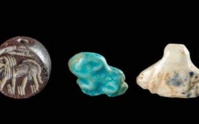 Achaemenid / Sassanian Stone Seals, Beads, Amulets (5)