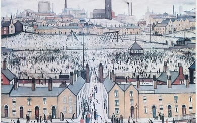 After Laurence Stephen Lowry RBA, RA (1887-1976) ''Britain at Play''...