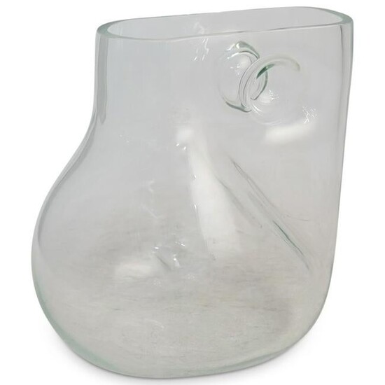 Alfredo Barbini Murano Glass Vase