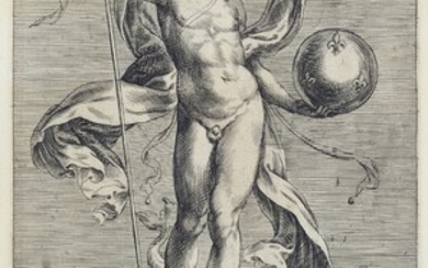 Anonimo, XVII sec., Allegory on the Maritime Forces (from Cherubino Alberti), 1628