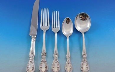 American Beauty by Manchester Sterling Silver Flatware Set Service 62 pc Dinner