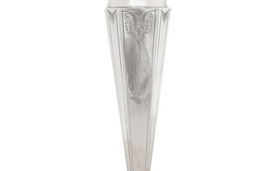 An American Weighted Silver Vase