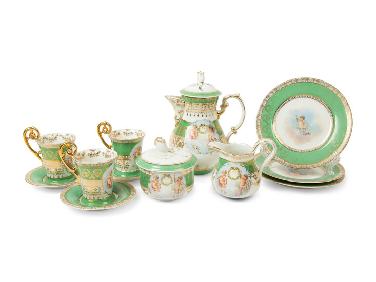 An Austrian Porcelain Tea Service