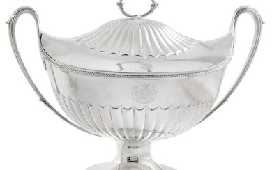 An English Silver George III Soup Tureen