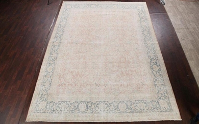 Antique Muted Kerman Persian Area Rug 10x13