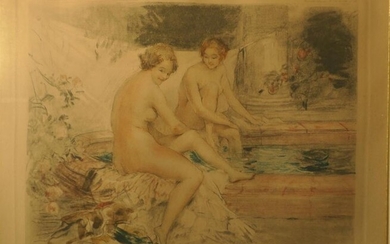 Antoine Calbet (1860-1944) Les baigneuses... - Lot 44 - Conan Hôtel d’Ainay