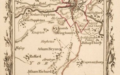 Armstrong (Mostyn John). An Actual Survey of the Great Post-Roads between London and Edinburgh, 1783