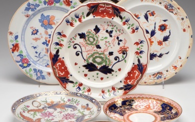 Ashworth Bros. "Raynor" Dinner Plate with Other English Tableware, 19th Century