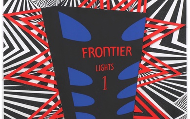 BROOK ANDREW (born 1970) Frontier Lights 2005 screenprint, collage and diamond dust, ed. A/P 1 100 x 98cm