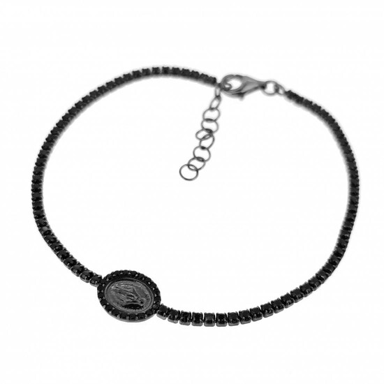 Black Rhodium 925 silver bracelet