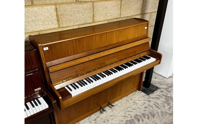 Blüthner (c1976) A Model 112 upright piano in a modern style...