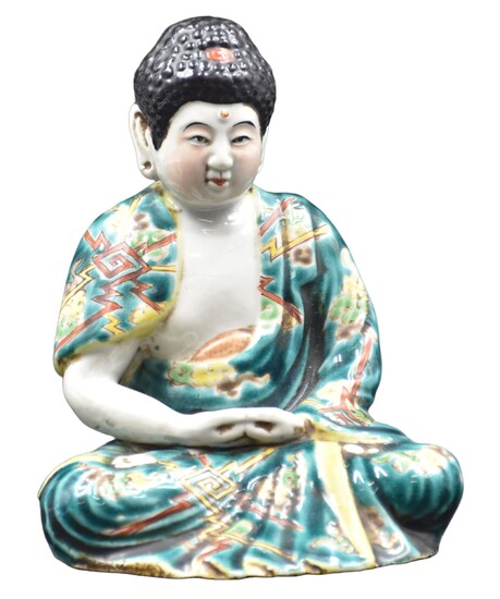 Bouddha en porcelaine de Chine. Ht : 15 cm.... - Lot 44 - MJV Soudant