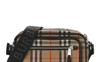 Burberry Canvas Check Paddy Messenger Archive Beige