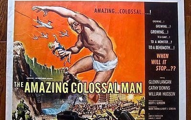 CUT $125! AMAZING COLOSSAL MAN '57 ROLLED 1/2 SH ~