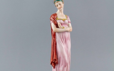 Capodimonte (Каподимонте). Фарфоровая статуэтка "Жена Наполеона – Жозефина Богарне", работы Бруно Мерли/Каподимонте.
