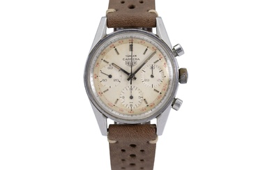 Carrera 12 Türler A very attractive, rare double-branded vintage wrist chronograph first execution...