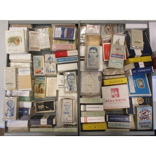 Carreras. Coln. of complete and part sets, in packets, in va...