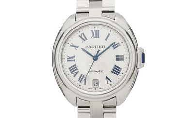 Cartier Stainless Steel 35mm Cle