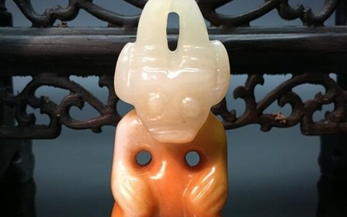 Chinese Hetian Jade Figure