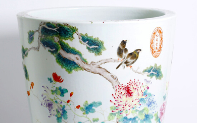 Chinese, big porcelain Jardinière, republic period