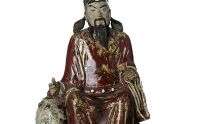 Chinese ceramic elder figure