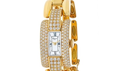 Chopard 18K Yellow Gold La Strada Diamond Ladies Watch