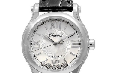 Chopard Happy Sport 278573-3001 - Happy Sport 30 mm Automatic Silver Dial Diamonds Ladies Watch