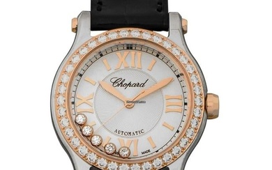 Chopard Happy Sport 278573-6003 - Happy Sport Automatic White Dial Stainless Steel Ladies Watch