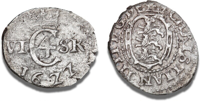 Christian IV, 6 skilling 1622, H 123, S 14