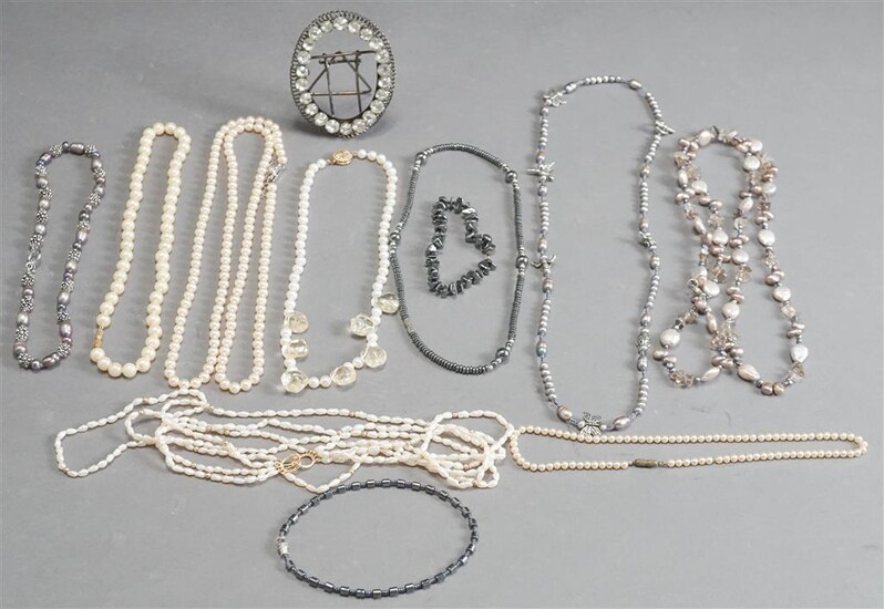 Collection of Pearl, Faux Pearl and Other Jewelry