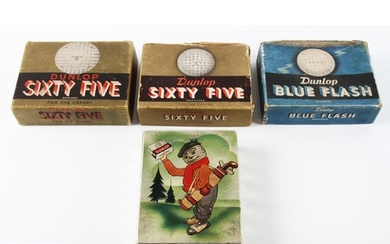 Collection of Various Dunlop Golf Ball Boxes for 12 (4) - 2x...