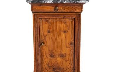 Continental Pine Marble Top Stand