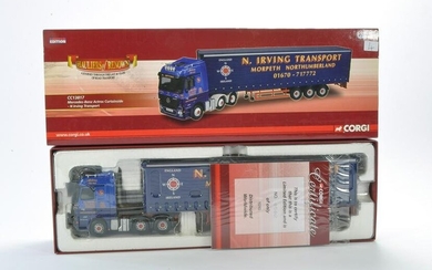 Corgi Model Truck Issue comprising No. CC13817 Mercedes-Benz Actros Curtainside in the livery of N