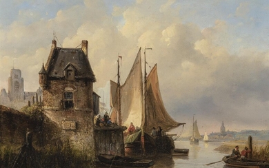 (-), Cornelis Petrus 't Hoen (1840-1880) A River...