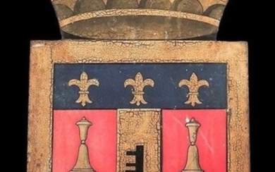 Crown & Coat-Of-Arms Large Shield